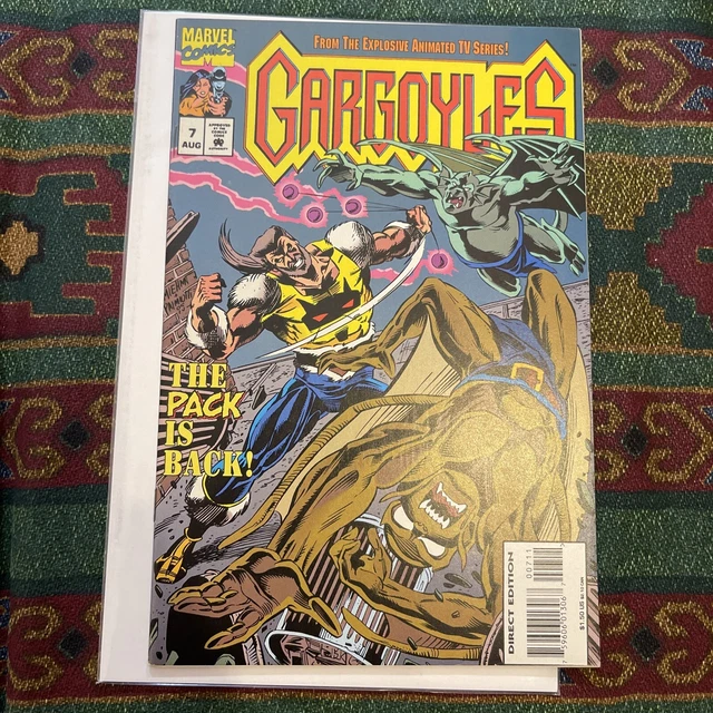 Gargoyles #7 VF/NM 1995 original Disney Marvel HTF!!!