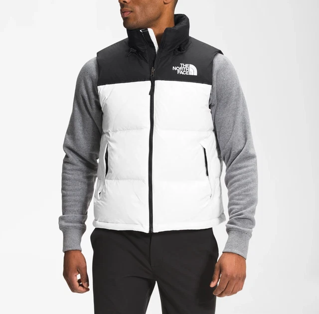 Gilet con cappuccio da uomo The North Face 1996 retrò Nuptse gilet trapuntato con guscio NUOVO