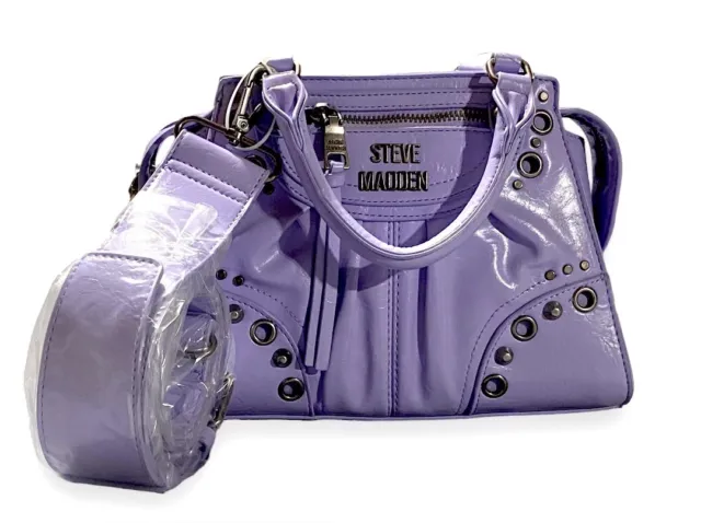 Steve Madden Purple Brhen Crossbody Bag Tik Tok Viral Purse Satchel NEW