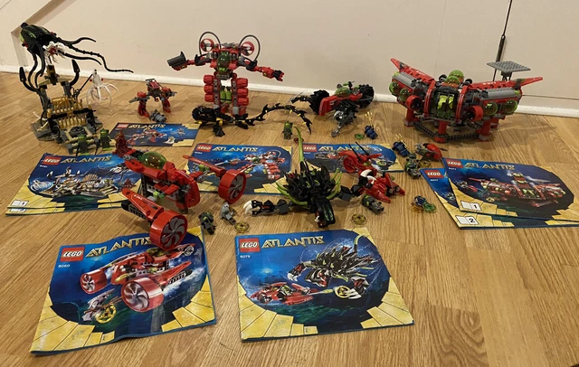LEGO ATLANTIS 7 Set Bundle 7977 8059 8060 8061 8077 8079