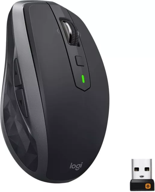 Logitech MX Master 2S Wireless Bluetooth Mouse for Mac and Windows Graphite