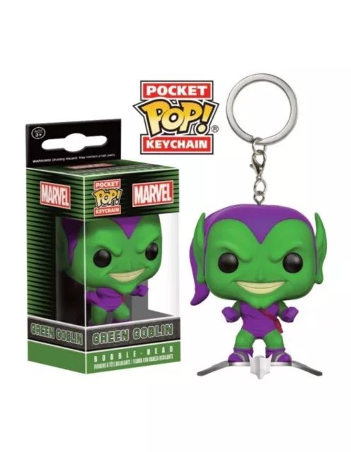 Funko Pocket Pop Keychain Portachiavi Marvel Green Goblin Mini Figure