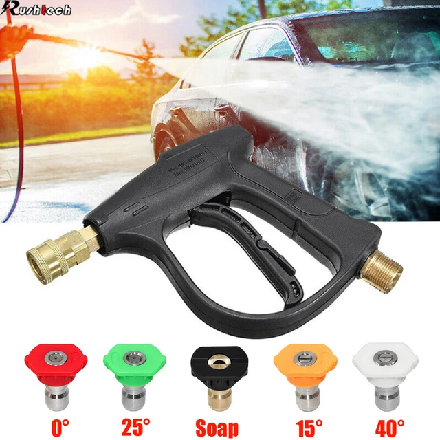 3000 PSI HIGH Pressure Washer Gun Car Wash Foam Spray Short Wand