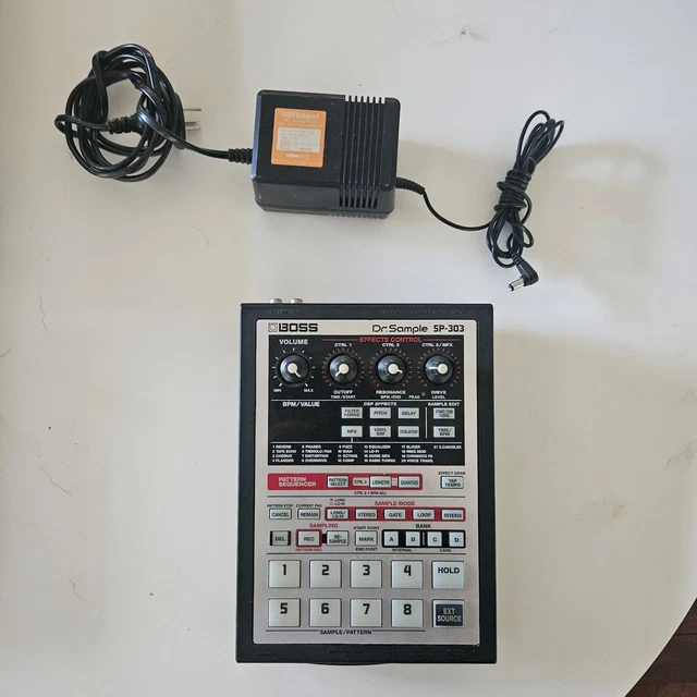 BOSS Dr.Sample SP-202 サンプラー BOSS SP-202 Dr. Sample Sampler Looper Drum Machine Roland Working