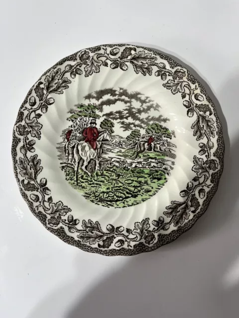 Vintage English Myott Staffordshire 'Myotts Country Life' 2 X Decorative Plates