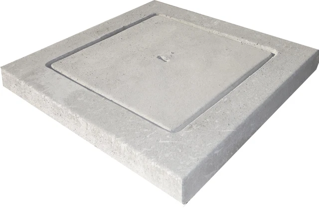 Chiusino Carrabile 34x34 Cm Grigio - Copertura Per Pozzetti In Polipropilene Rinforzato - Foto 1