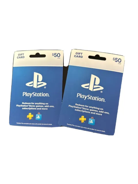 playstation gift card US store bought $50
