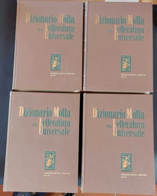 Dizionario Motta della Letteratura Universale, ed.1972