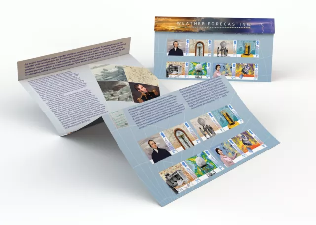 Official Weather Forecasting Stamps Presentation Pack by Royal Mail