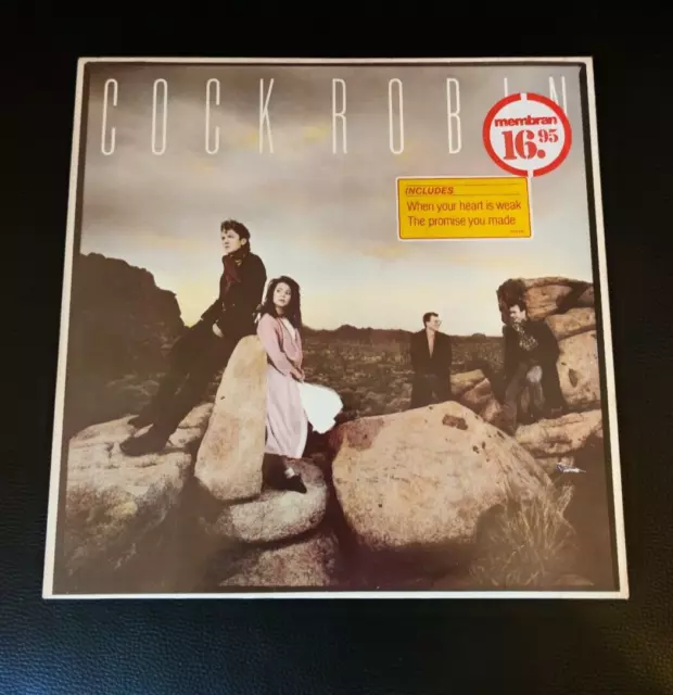 Cock Robin - Debut - LP Vinyl - 1985 - CBS 26448 - EX/VG+
