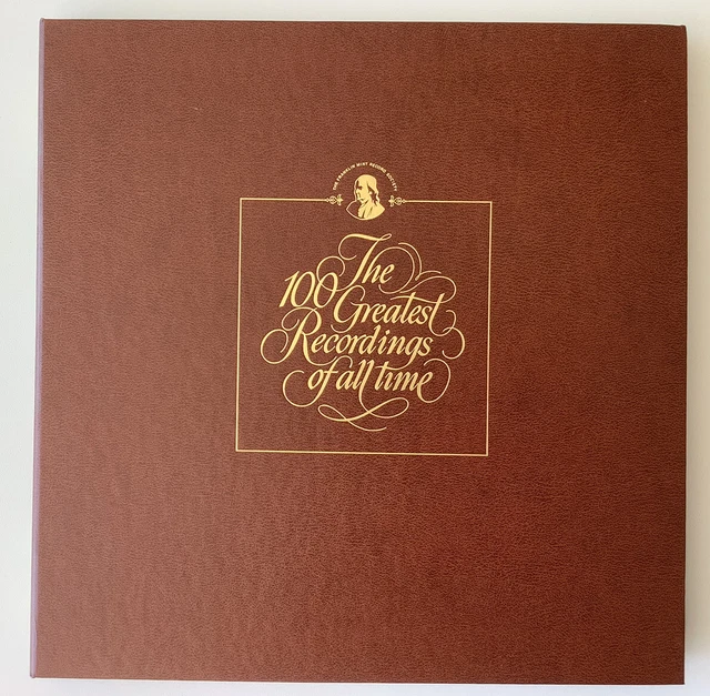 THE 100 GREATEST Recordings Of All Time Franklin Mint Record 15+16