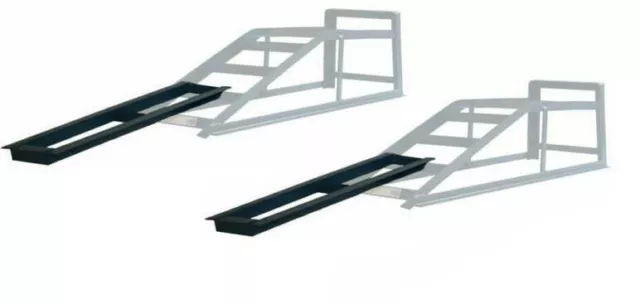 Pair Of Heavy Duty Car Ramp Extensions For Low Ground Cars Van Vehicle Clearance