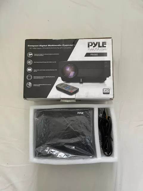 PYLE HOME PRJG82 1080p HD Compact Digital Multimedia Projector