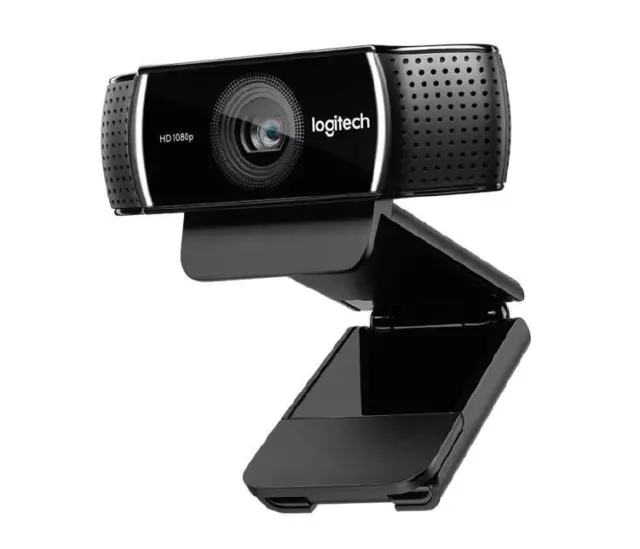 Logitech Webcam HD Pro C922, USB, Monitor Clip, Mini Tripod, H.264, Stereo Audio