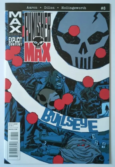 Punisher Max #8 - Bullseye Kingpin Vanessa NYPD Mature Content - 2010
