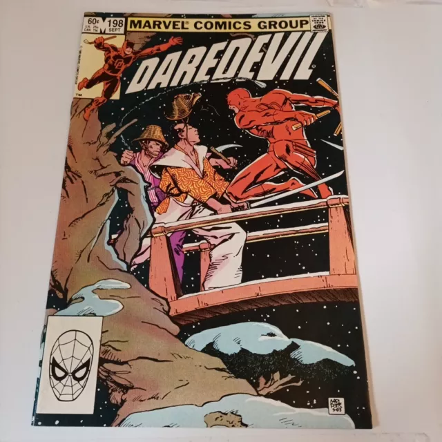 Marvel Comics Group Daredevil The Man Without Fear No. 198 Sept 1983