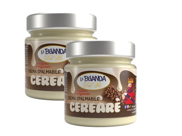 2 Creme Spalmabili CereaRè Crema Ai Cereali Spalmabile LA BEVANDA DEL RE