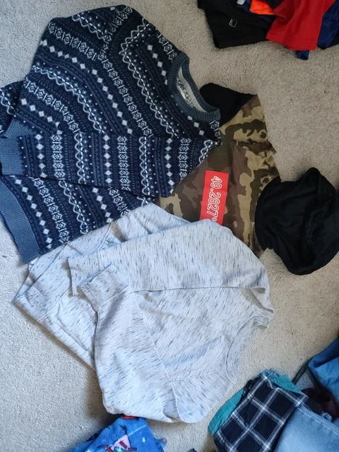 Next Boys Jumper Bundle Age 8 Years winter camo hooded