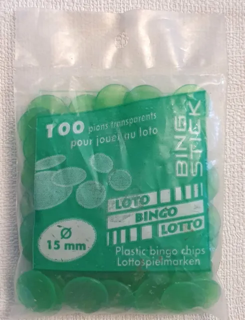 Sachet de 100 pions de loto Ø 15mm