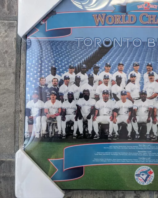 Toronto Blue Jays 92-93 World Series Champs Plaque Poster *NOS* (16x20") 2