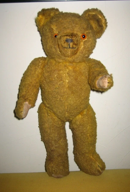 Ours ancien, ourson rembourrage paille - Collection