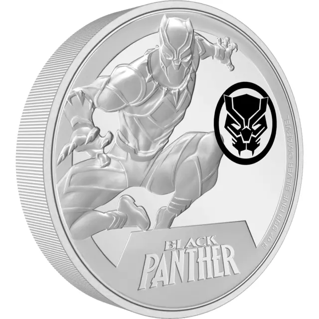 2023 Niue Marvel Classic Superheroes Black Panther 3oz Silver Proof Coin