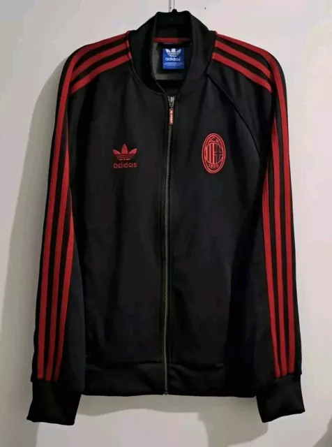 Rare Adidas Superstar AC Milan Jacket M Vintage Baresi Maldini Gullit Giacca