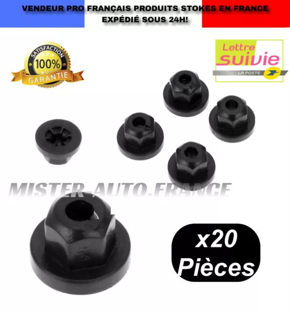 x20 Boulons Fixation Compatible pour Bmw-Mercedes Ecrou Serrage Vis Voiture  ++