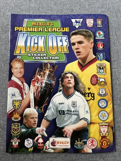 PREMIER LEAGUE KICK Off 99 Sticker Album Merlin Topps Sticker Book