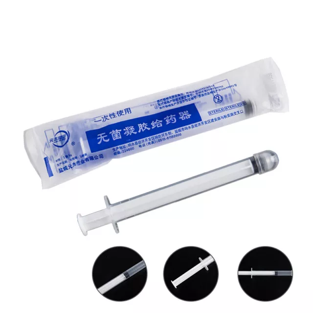 2/5Pc Vaginal Applicator Lubricant Injector Syringe Anal Nasal Cavity FDT tk