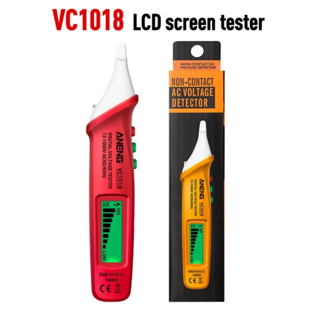 LCD Screen Non-Contact Sensor Tester Pen Digital Intelligent AC Voltage Meter