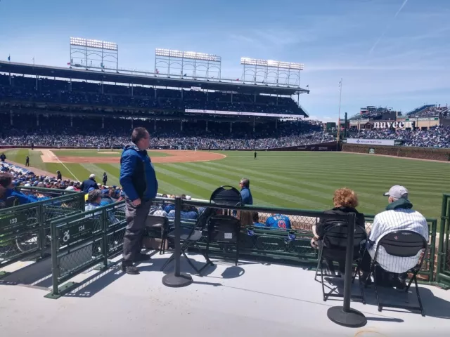 4 tix Cubs vs Marlins at Wrigley Field 4/19, GREAT ISLE SEATS, row1 seats1,2,3,4