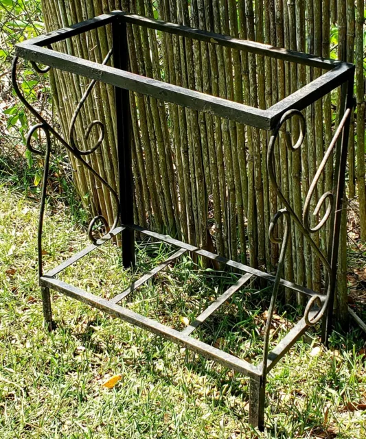 Wrought iron fish tank stand hotsell