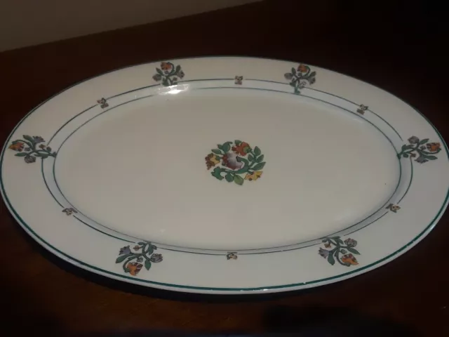 St Albans Syracuse China As Used On Missouri Pacific Railroad 10.5" Oval Platter