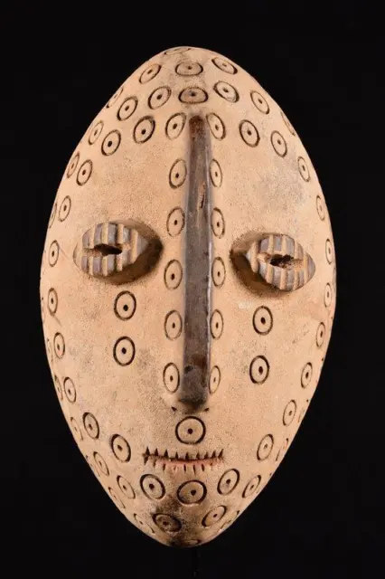 14714 African Old Lega Mask / Mask Dr Congo