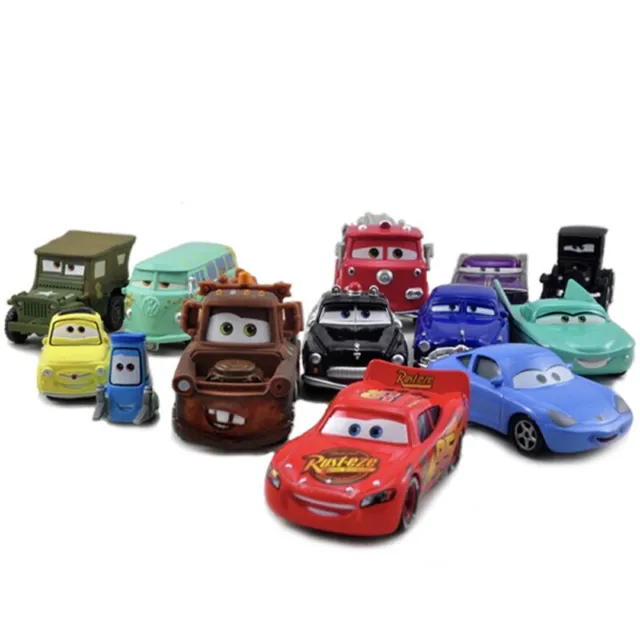 Disney Pixar Cars Pack of 13 Radiator Springs 1:55 Diecast Model Cars Toys Loose
