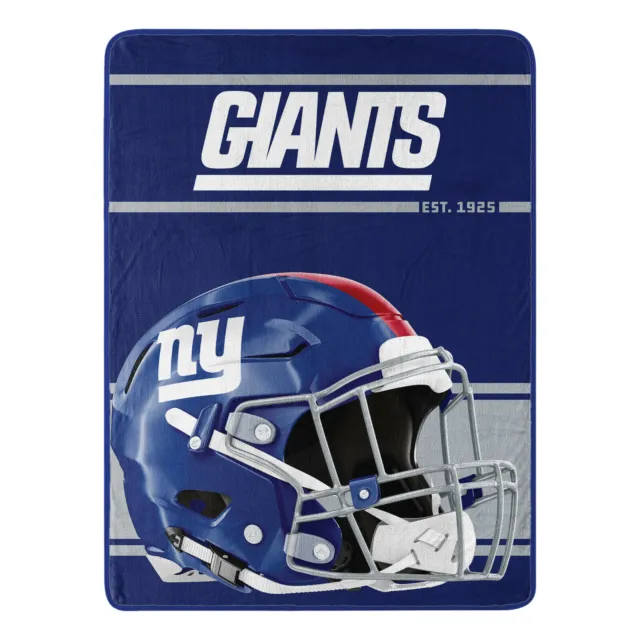 NFL New York NY Giants Kuscheldecke Decke Silk Throw Blanket RUN Football