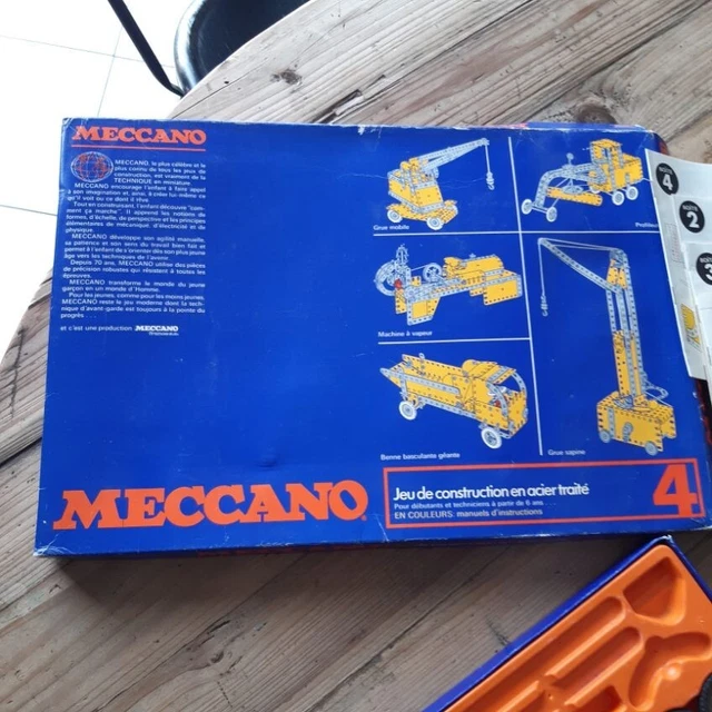 Boîte CONSTRUCTOR Métallique Vintage – Le Jeu De Construction à L’ancienne Façon Meccano