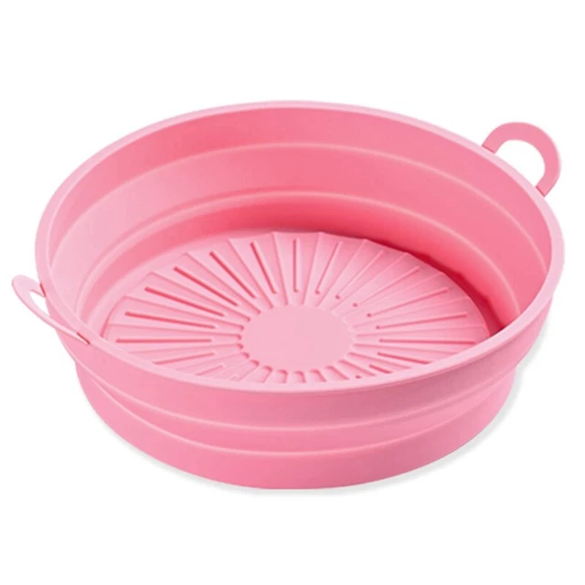 Pentola in silicone 7,5 per friggitrici ad aria, teglia in silicone per friggitrice ad aria I8Q3