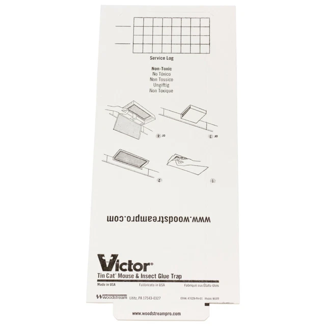 72 Victor Mouse Traps Glue Traps Sticky Trap GlueBoard - 72 Tin Cat Mouse Boards 3