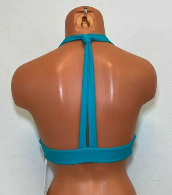 Mikoh Swimwear Womens Balboa Bikini Top Maui Blue Size Medium - 3