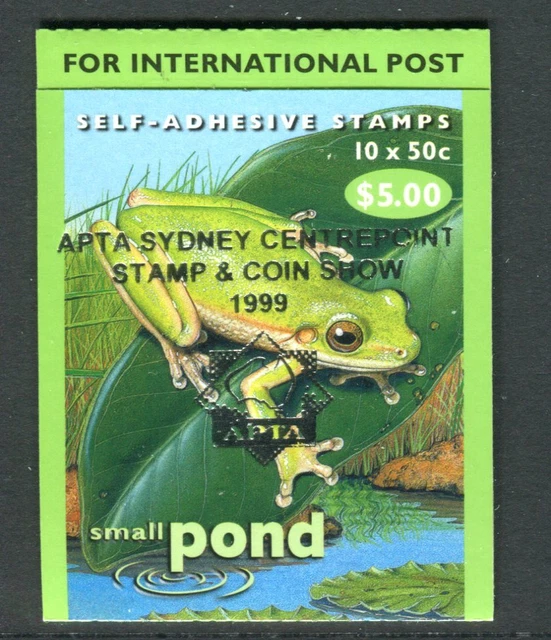 1999 Small Pond Stamp Booklet (SB132) Phil BC - APTA Sydney Centrepoint Show 223