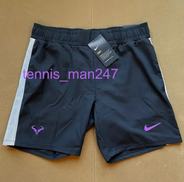 NIKE RAFA NADAL 2019 US Open Tennis Shorts 7 Cage Bull Aeroreact Federer Court 124.99 PicClick