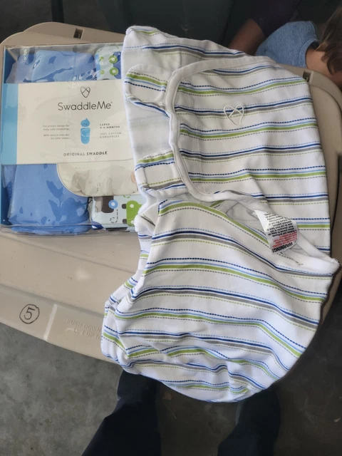 SwaddleMe Original Swaddle 3 New 1 Used 4-6 Months
