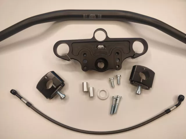 Kit manubrio ABM Superbike Booster BMW R 1100 RS senza ABS (259) | 92-00 | nero