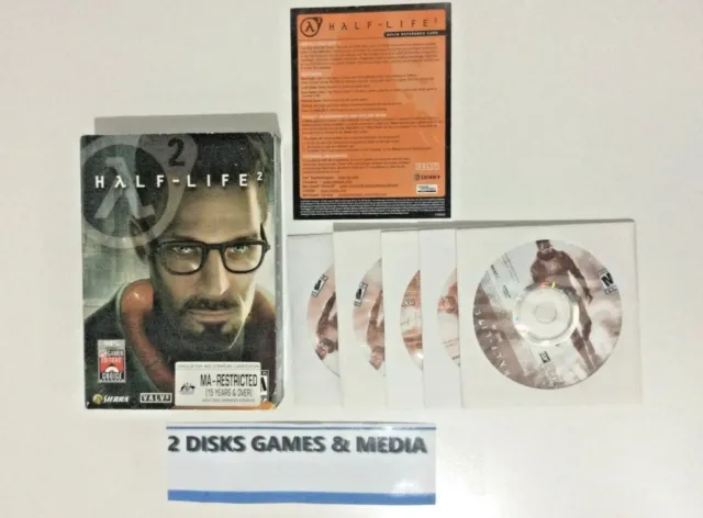 Half Life 2 Pc Cd Rom Rated Ma 15+ 2004 Rare Boxed Edition