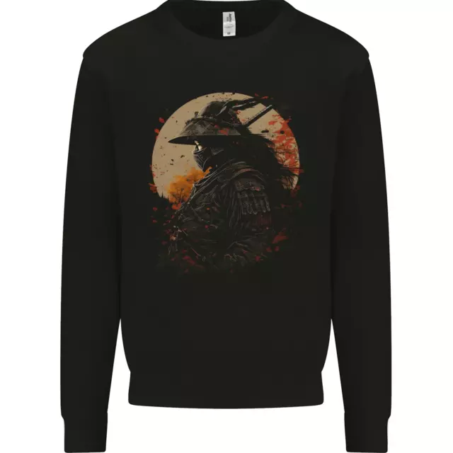 Samurai Storm Japanese Fantasy Warrior Mens Sweatshirt Jumper