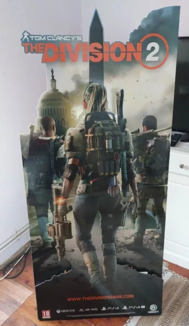 tom clancy's the division 2 Werbeaufsteller pappe 3D rare No Retail