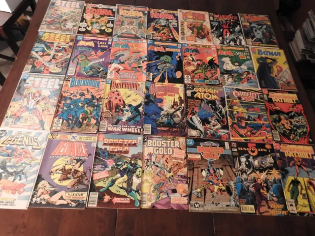 comic book lot of 28 old DC  Batman doom patrol manhunter spectre