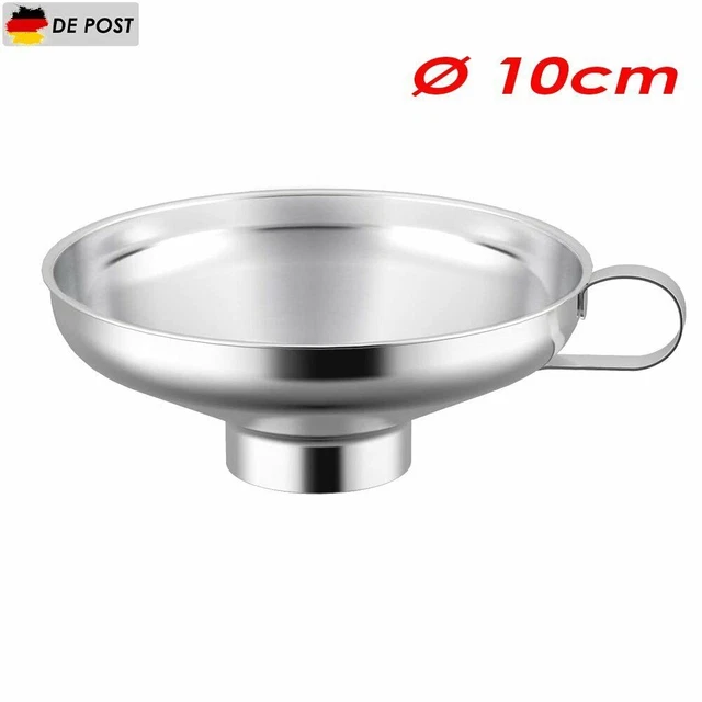 Marmeladentrichter Edelstahl Groß - Einfülltrichter Mit Griff Für Marmelade & Flüssigkeiten